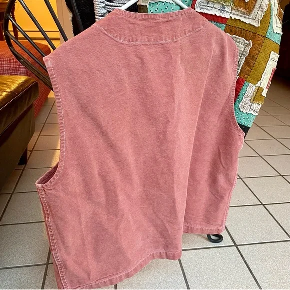 EUC Canvas Roper Vest - Terracotta - Picture 3 of 4